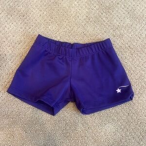 Destira gymnastic Kids Purple Shorts